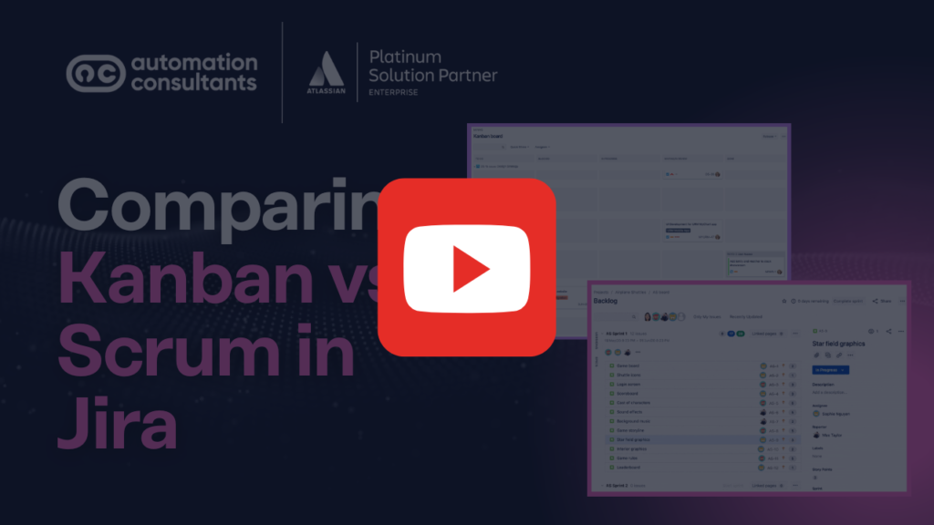 Comparing Kanban vs Scrum in Jira - YouTube tutorial